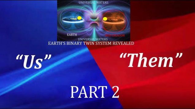 “Us & Them” Part 2 (Fake Space, Universal Waters, Earth’s Twin Binary System: Red Dragon, Planet X)