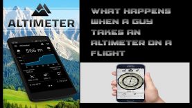 What Happens When A Guy Takes An Altimeter On A Flight!!!