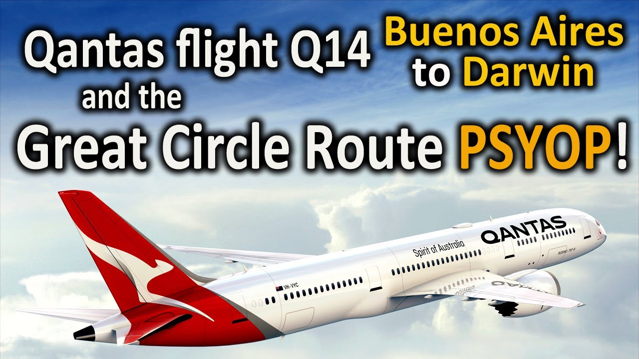 Qantas flight QF14 PSYOP EXPOSED