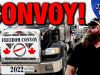 40 Mile Trucker Convoy Protests Mandates & Passports