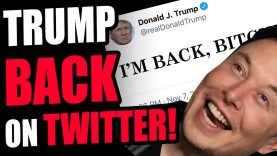 BREAKING: New Report States Trump WILL BE BACK On Twitter After Elon Takeover!!