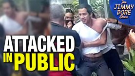 Venezuelan Pretend President Juan Guaidó Attacked In Public