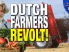 Dutch Farmers Spray Manure On Government Buildings In Protest