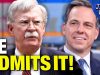 John Bolton Admits To Plotting Foreign Coups On CNN
