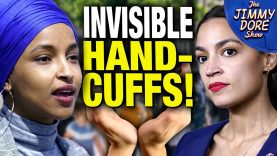 AOC & Ilhan Omar Pretend Being Handcuffed For The Cameras