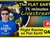 (Edit) Live Stream #00 Flight Routes on Our Flat Earth