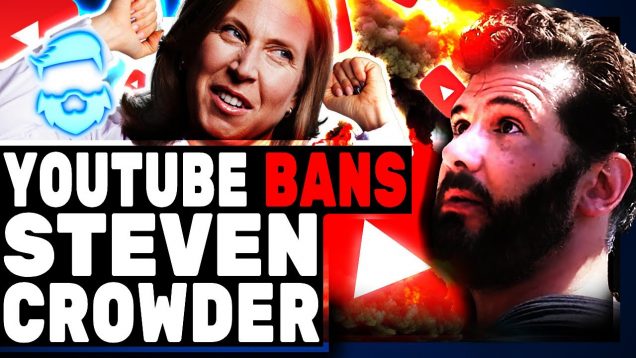 Steven Crowder BANNED By Youtube In Direct ATTACK At Louder With Crowder! Massive Double Standards!