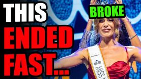 Well… that didn’t last very long. Trans perv Miss Universe bankrupt.
