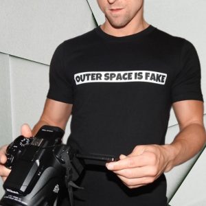 'Outer Space is Fake' merch