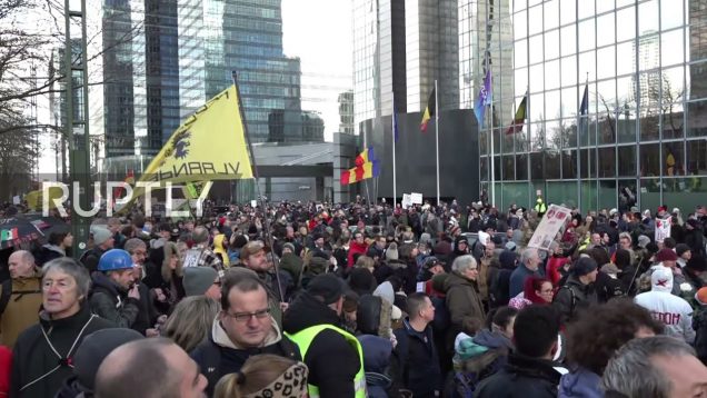 Belgium: Thousands march in anti-vaccination pass protest in Brussels
