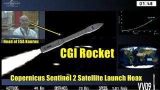 Copernicus Sentinel 2 Satellite Launch Hoax ESA European Space Agency Faking Space – Russianvids