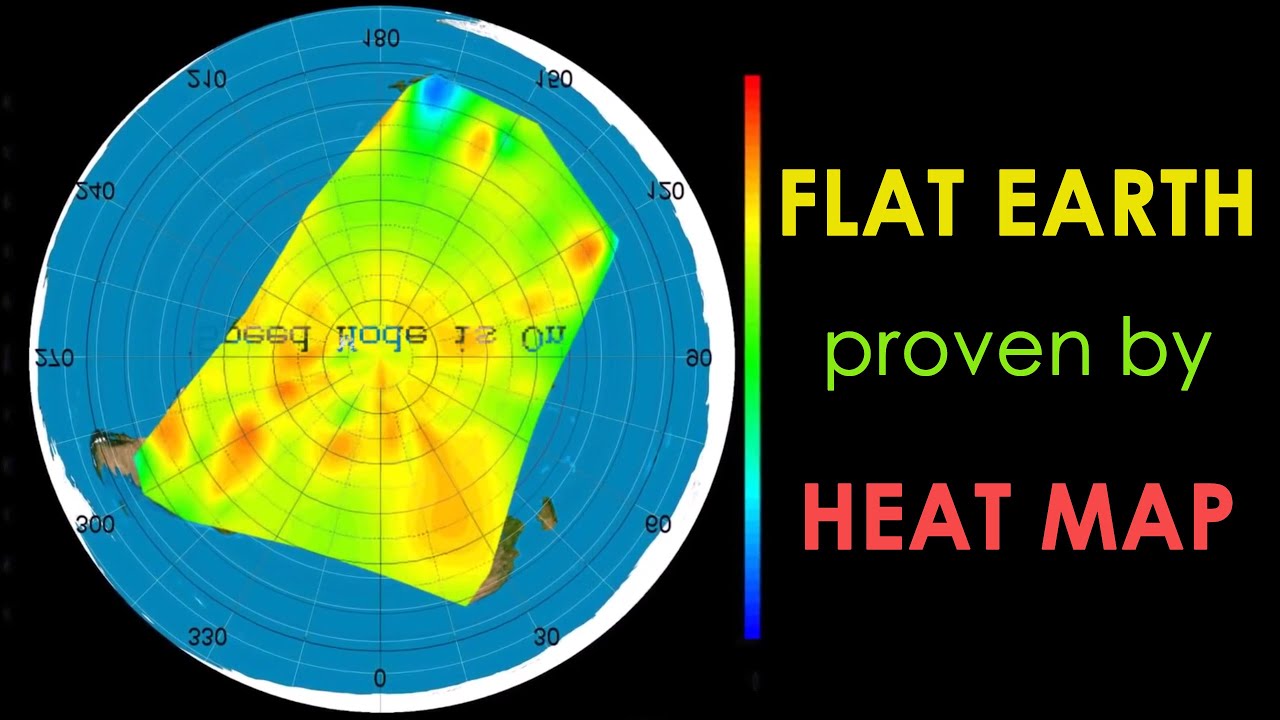 FLAT EARTH proven by FLIGHT HEAT MAP