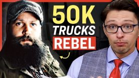 Media Blackout as 50,000 Truckers Form 44 Mile-long Protest Against Vaccine Mandates | Facts Matter