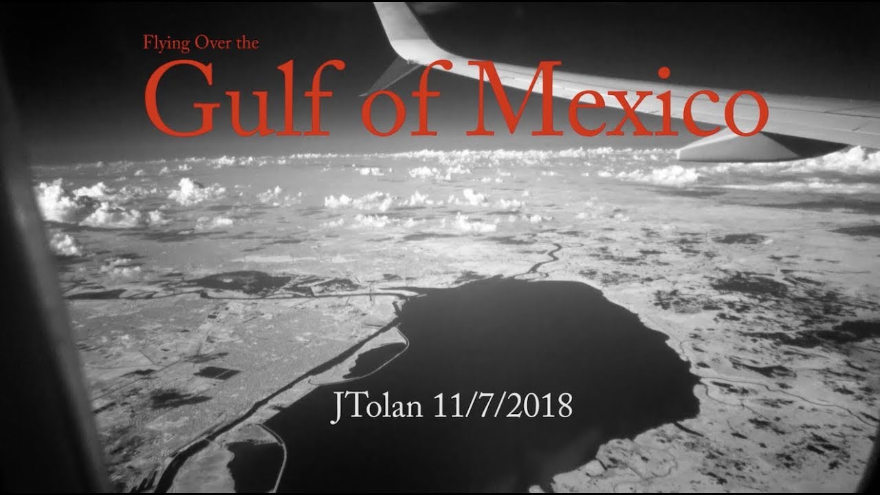 Infrared Flight over Gulf of Mexico HD1080