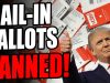 Pennsylvania Judge BANS Mail-In Ballots! Declares “No-Excuse Mail-In Ballots” ILLEGAL!!