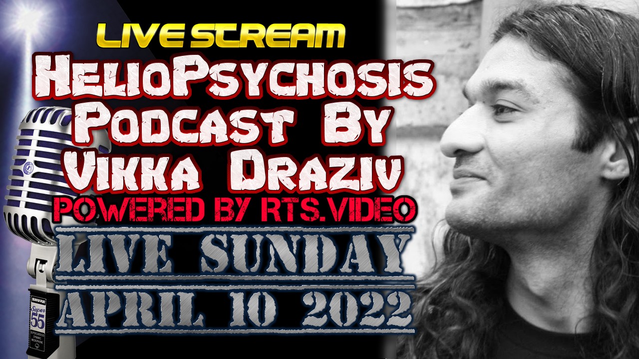 LIVE Stream Ended! Author Gregory Lessing Garret to Guest on HelioPsychosis Podcast with Vikka Draziv