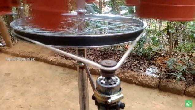 Vertical Axis Wind Turbine DIY Tutorial | Home Made Project